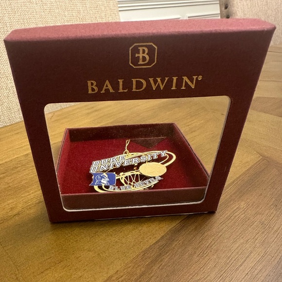 Baldwin Gold and Blue Duke University Ornament - Picture 1 of 2